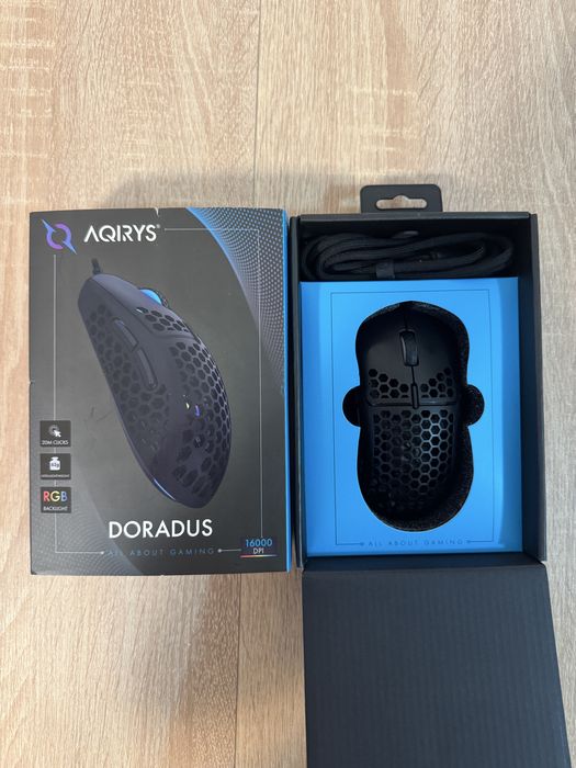 Mouse Gaming AQIRYS DORADUS – Negru