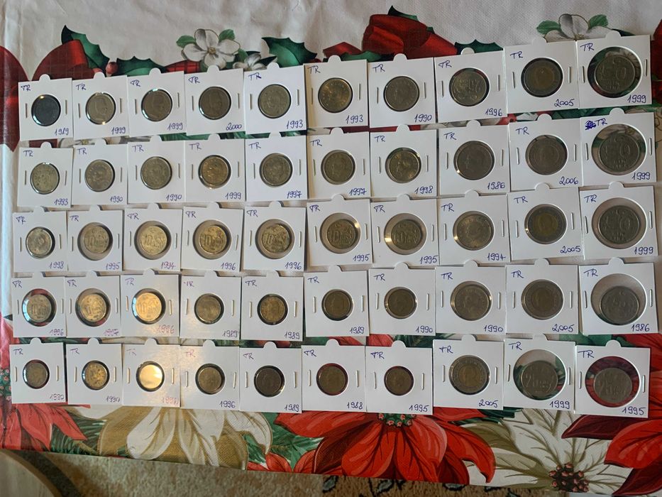 Monede vechi + contemporane; dubluri din propria colectie 1906 - 2023