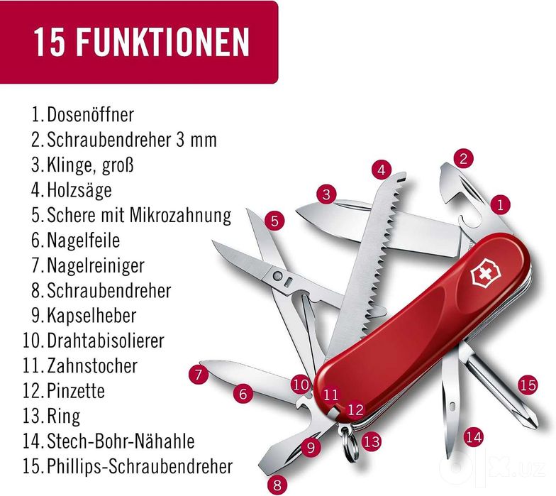 Швейцарский карманный нож Victorinox Evolution 18 Pocket Knife! Новый!