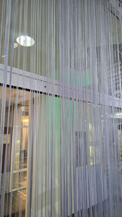 Шторы нитяные цветные