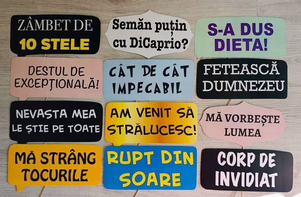 Propsuri recuzită foto mesaje amuzante petrecere