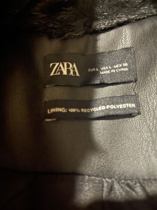 Дамско пухкаво палто и яке с косьм Zara