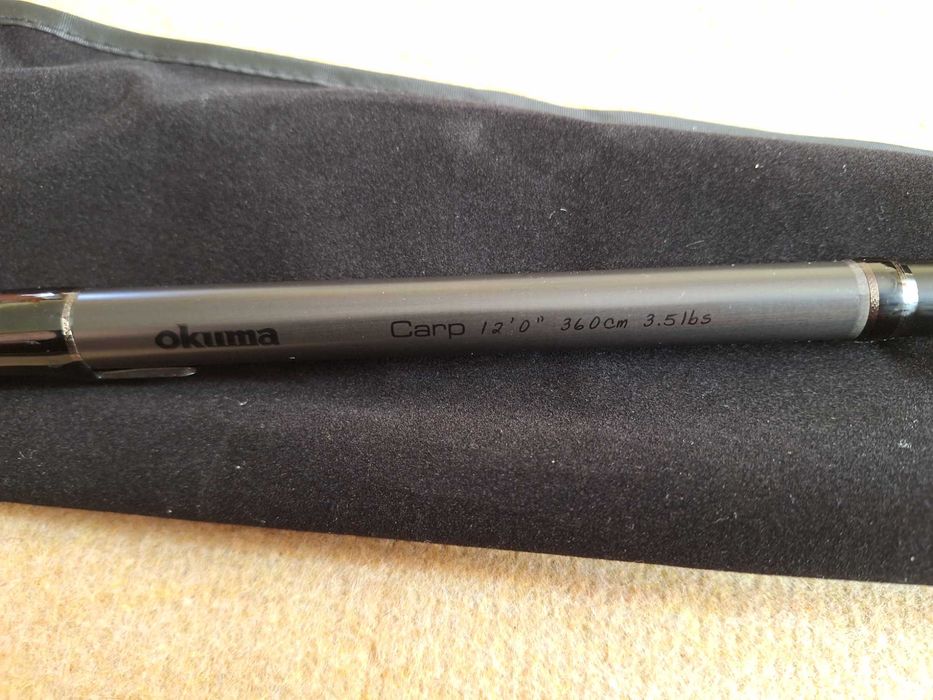 Set 3 Lansete Okuma Custom Black 3.60m/3.5lb, din 2 segmente