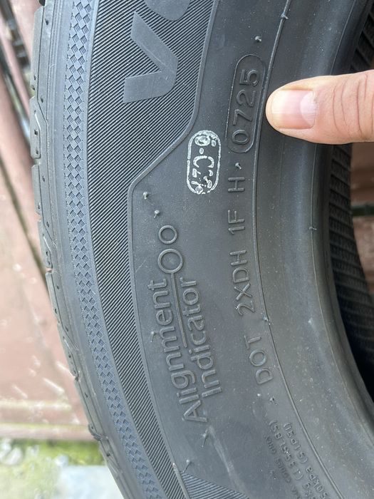 Jante aliaj originale VW R17 + anvelope Continental vară