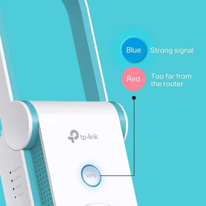 TP-Link WiFi ретранслатор AC1200 усилвател на сигнал с LAN порт