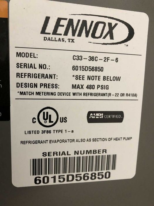 Хибриден  климатик Lennox  комбиниран с газов отоплител- пропан бутан