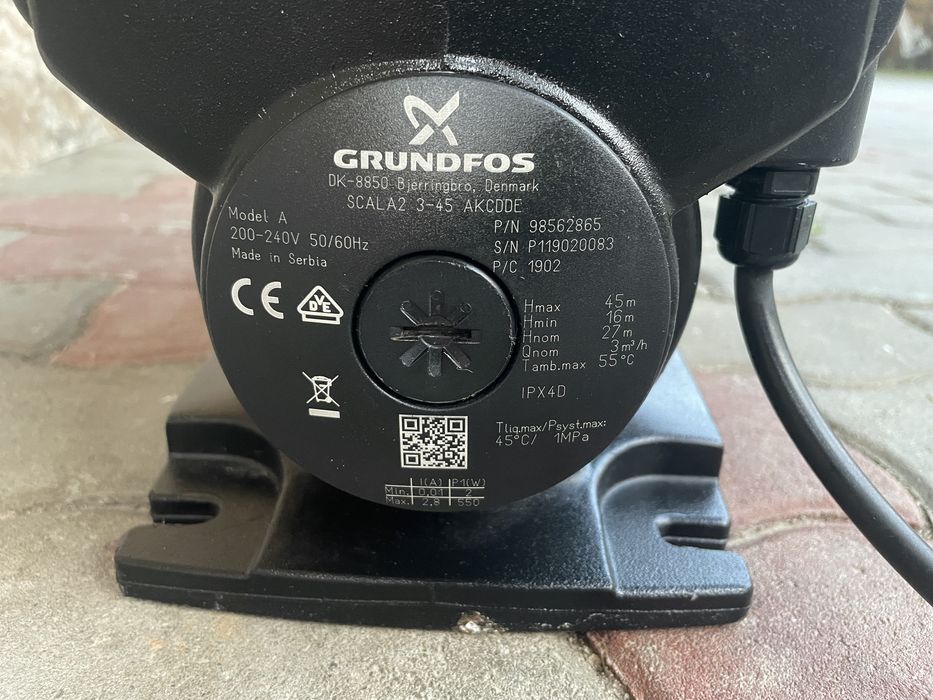 pompa grundfos scala 2