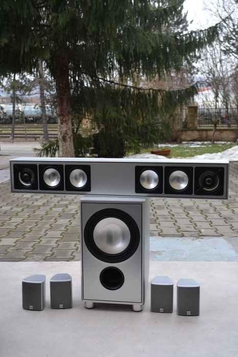 Subwoofer activ Canton Digital Movie cu Soundbar, 4 sateliti