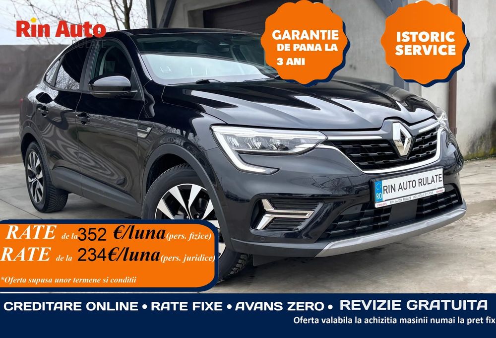 Renault Arkana TVA 21% - Posibilitate vanzare si in RATE – Credit sau Leasing