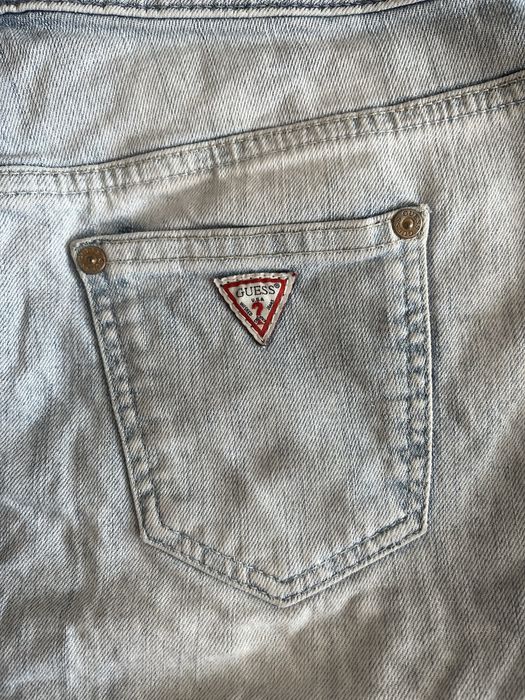 Къса оригинална дънкова пола на Guess/Гес-26номер