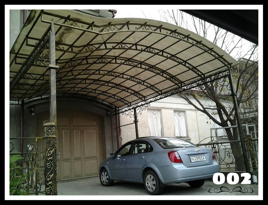 Навес  решетки перила