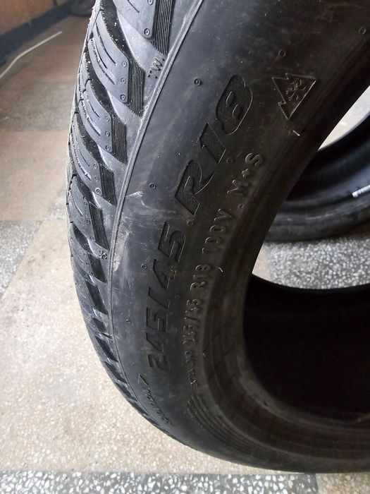 ТОП зимни гуми 18” – BMW F10 Sport пакет | КАТО НОВИ | БЕЗ ДЖАНТИ