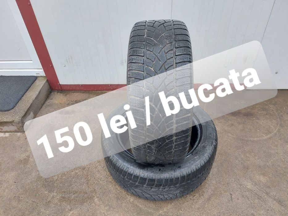 150 lei bucata! Doua anvelope RUNFLAT IARNA/M+S 245 50 18 Dunlop