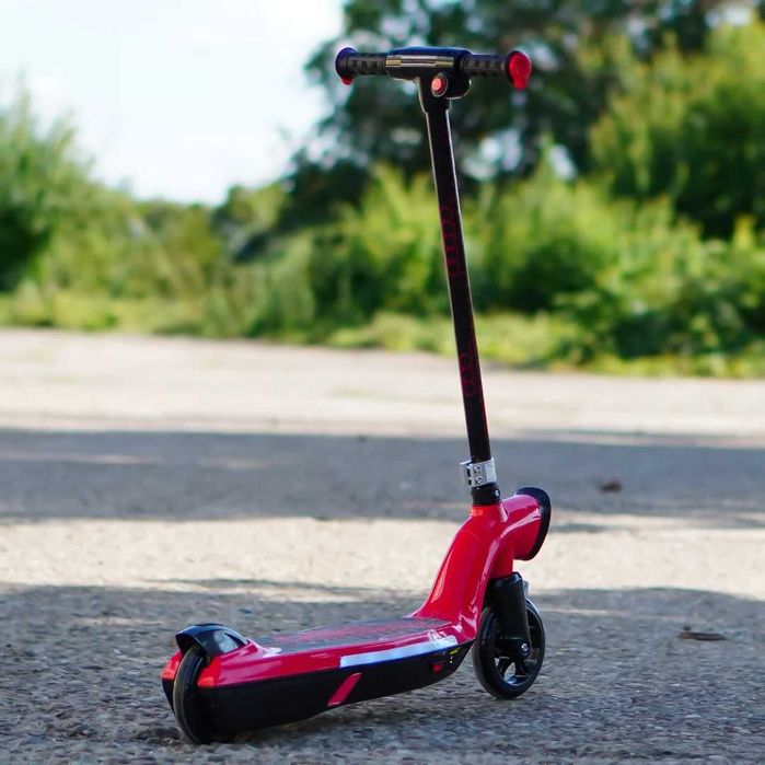 Trotineta electrica Kinderauto BJKL168, 45W, 12V 7Ah roti moi RED