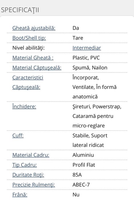Role Tempish Coktail Mate , marime 34-37, diametru roti 76mm+protectii