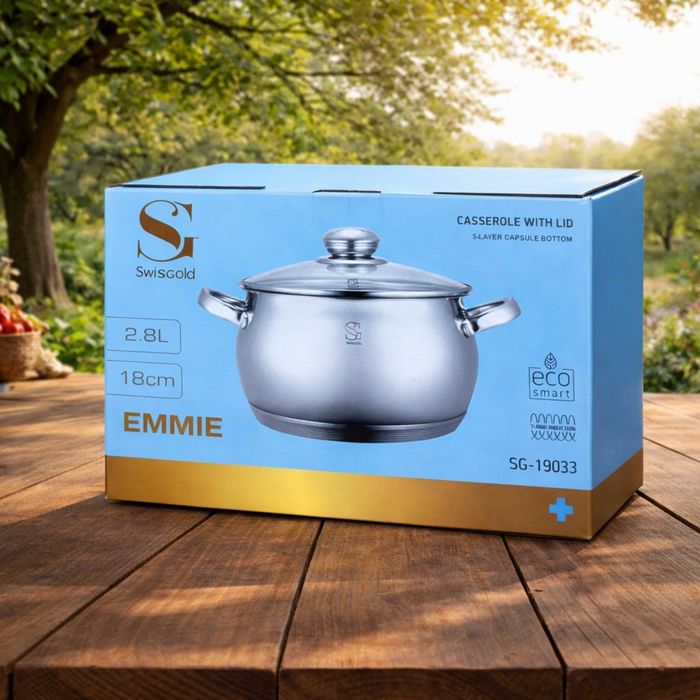 SwissGold Emmie Тенджера с капак , SG-19033