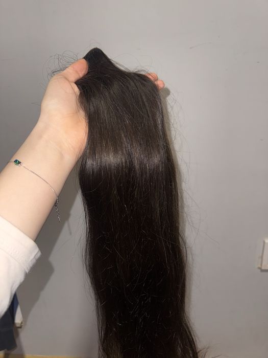 Чисто нова Българска естествена коса 65 см