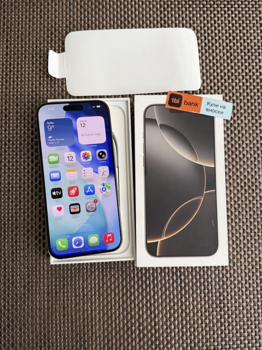 НОВ!iPhone 16 Pro max*ЛИЗИНГ 92лв/м Natural айфон 16 про макс 256