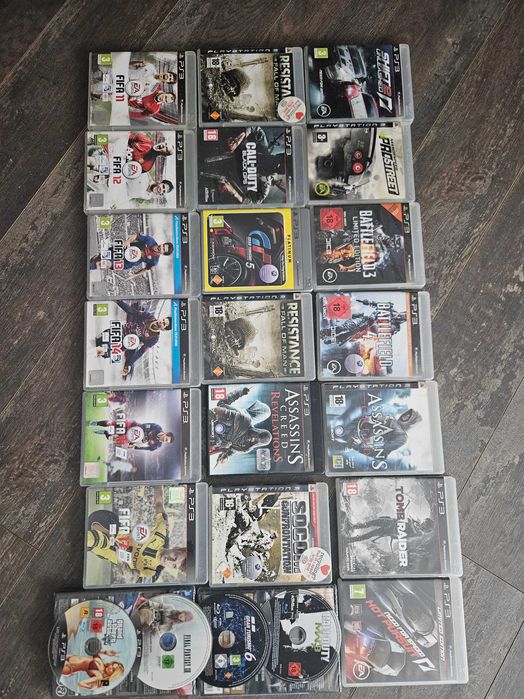Продавам лот от 23 диска за PlaStation 3.