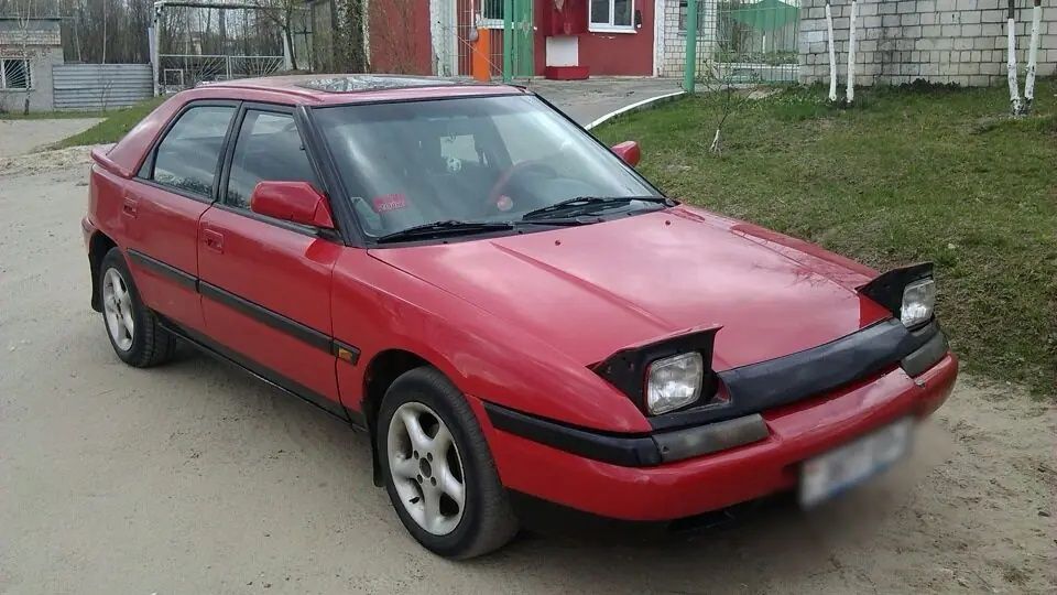 Мотоцикл и машина