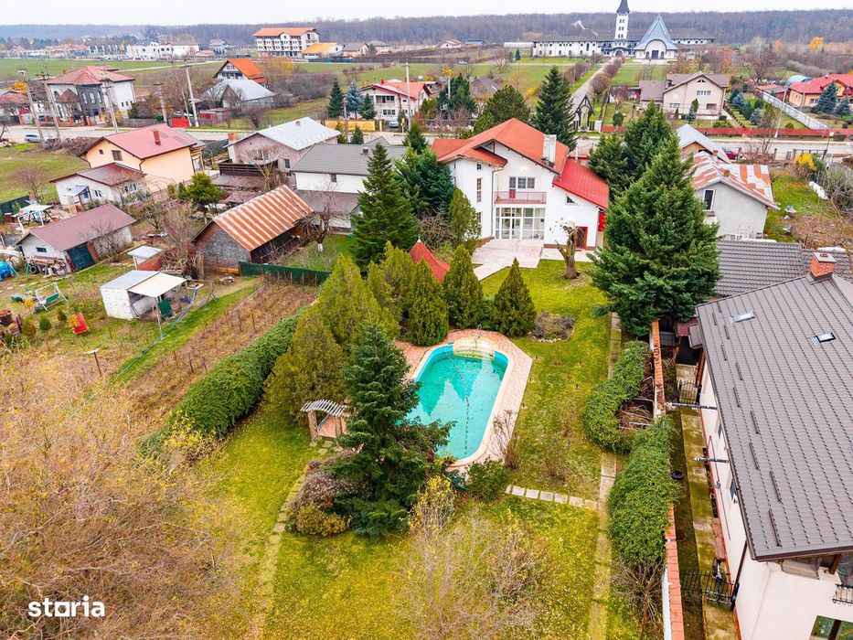 Vanzare vila cu piscină Snagov - Ciofliceni, teren 2649mp