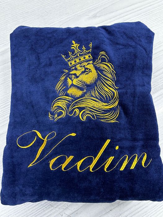 Именные халаты с вышивкой