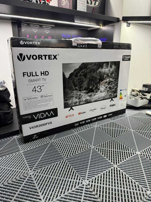 Televizor LED Smart VORTEX 108CM, Nou/Garantie