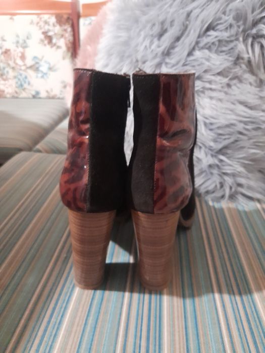Високи и топли боти 40 номер,естествена кожа