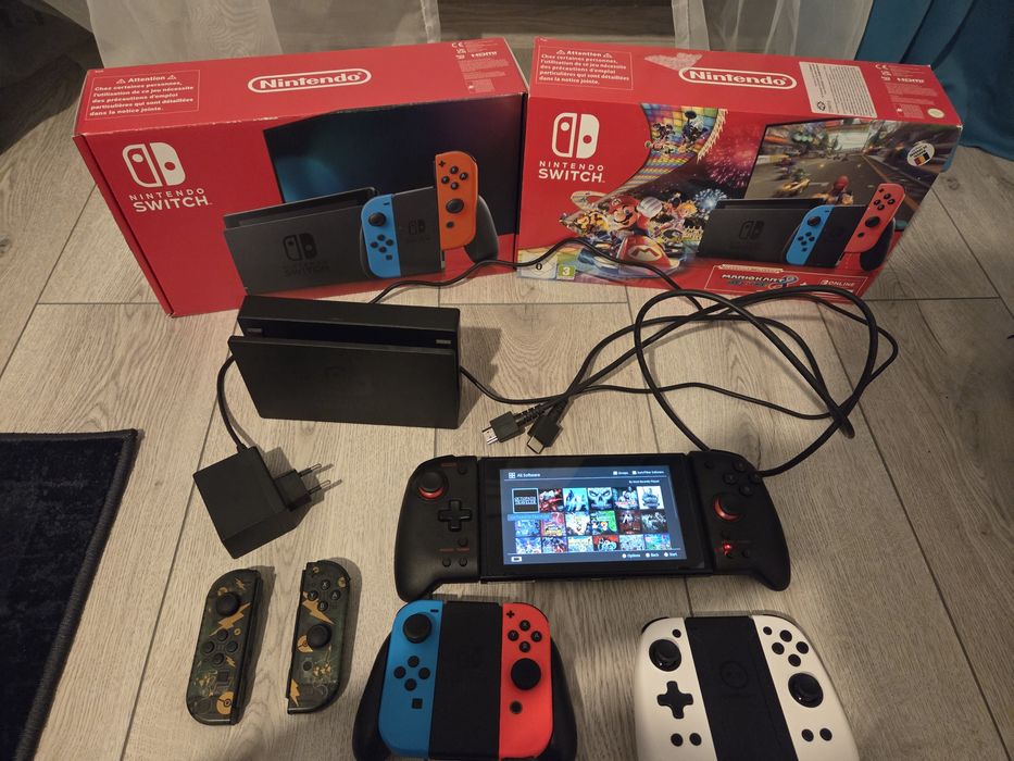 Nintendo Switch v2 Modat cu chip 512gb SanDisk  Fullbox