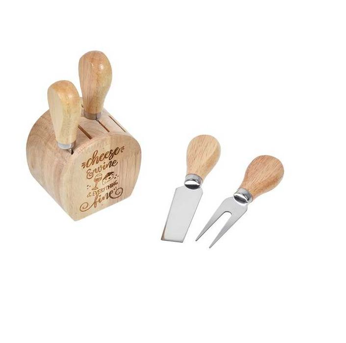 Комплект аксесоари за сирена Mercado Trade, Дървена основа, 5бр.