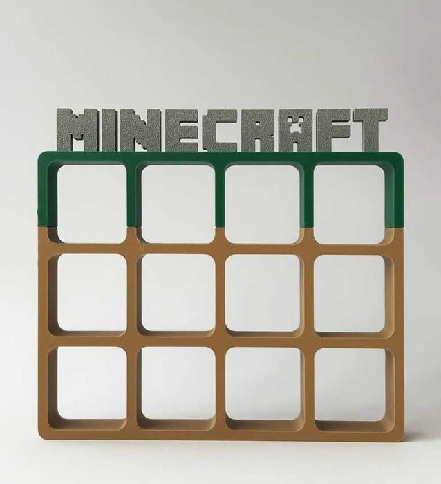 Minecraft Kinder Joy - Стойка за фигурки