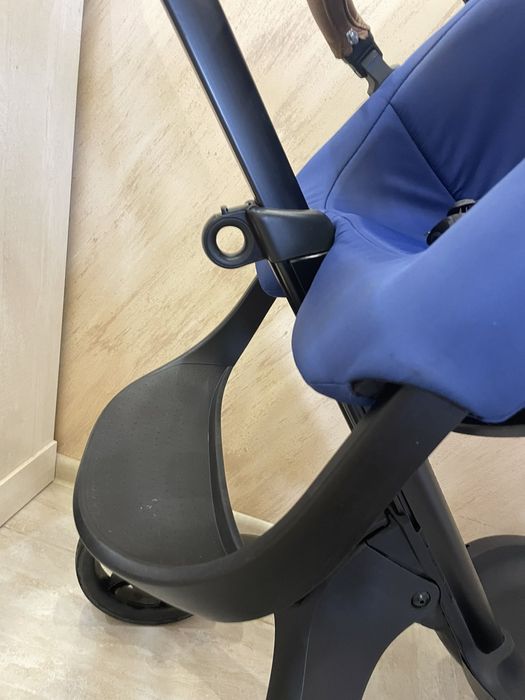 Детска Количка Stokke® Xplory® X + бебешки кош - цвят Royal Blue