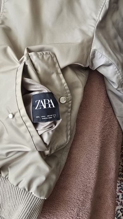 Яке бомбър Зара Zara bimber Alpha вълк косъм две лица двулицево