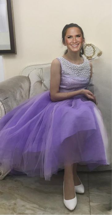 Вечернее платье с бусинками. Хороший торг!!