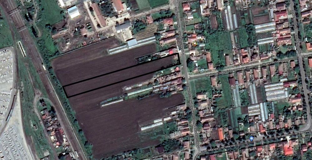 Teren intravilan 7612 mp Curtici – 26m front stradal, utilități, acces asfalt