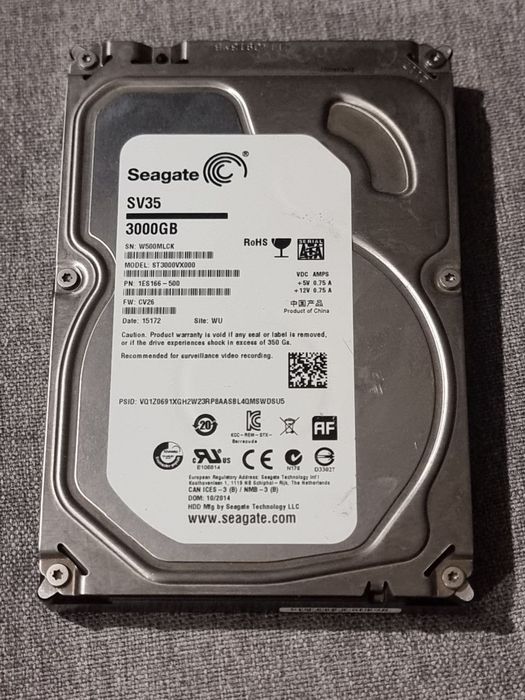 HDD 3,5" Seagate 3tb Твърд диск