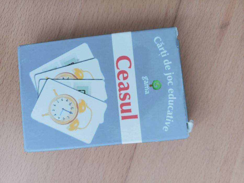 Carti de joc educative gama Ceasul de la  5 ani