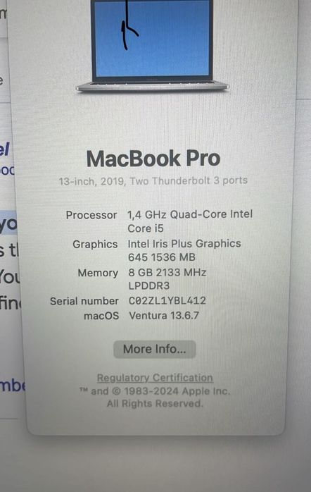 Дисплей за MacBook Pro/Air 13