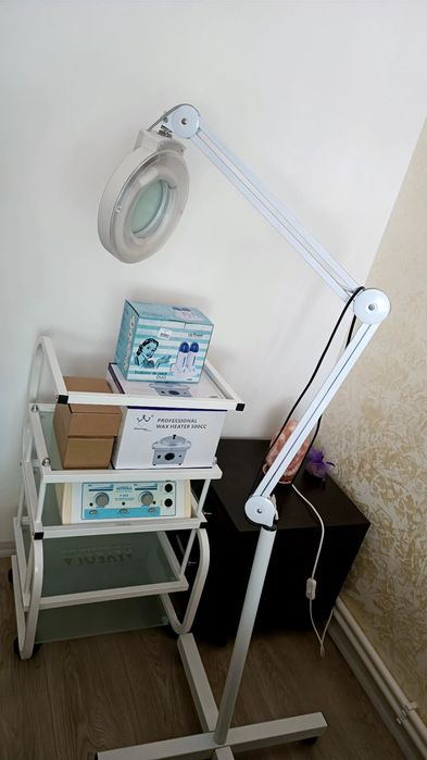 Set Echipamente Cosmetica Salon NOI (Aparat Alveola  F-803, raft cosmetice  Alveola, lampa , încălzitoare.
