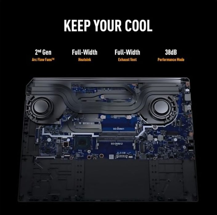Ochilganiga 1kun boʻldi.ASUS Gaming F16 / RTX 5070/ CS2 150+ FPS / hol