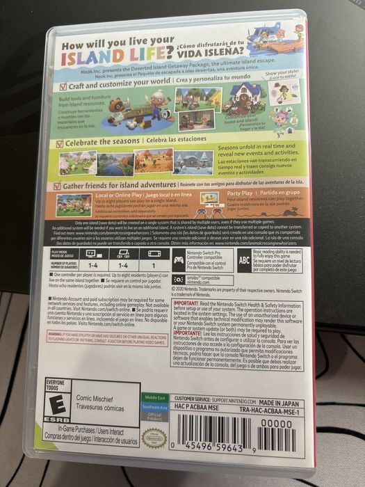 Animal Crossing New Horizons нинтендо свитч