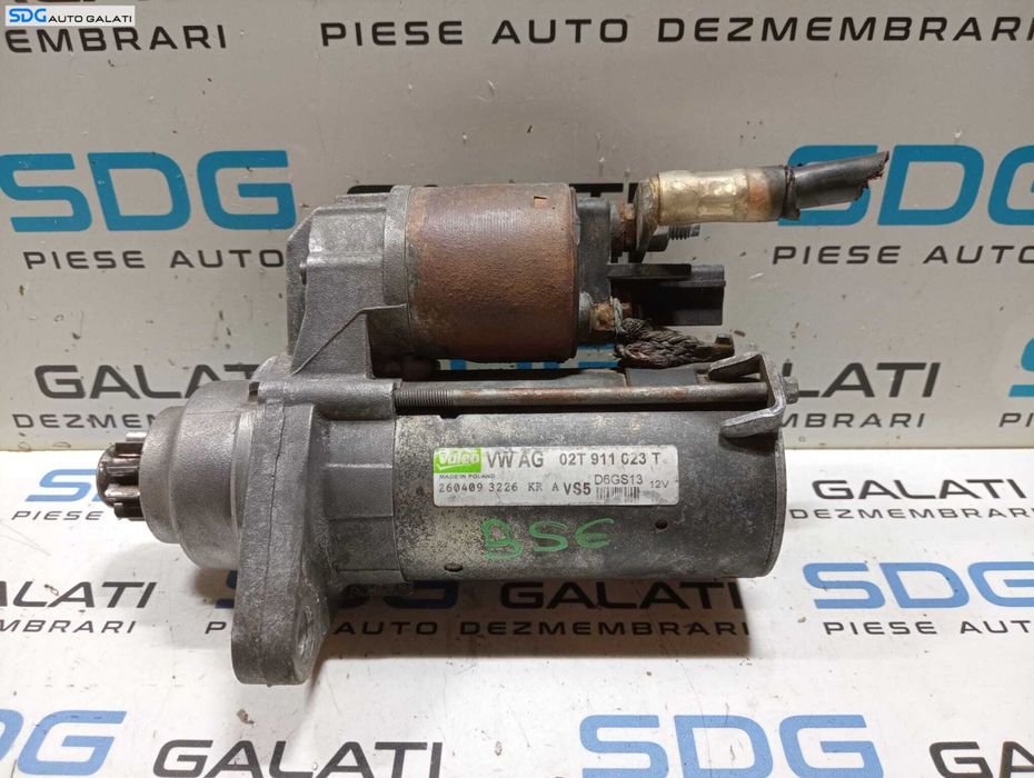 Electromotor cu 10 Dinti Seat Altea 1.6 B BGU 2004 - 2010 Cod 02T911023T [M5839]
