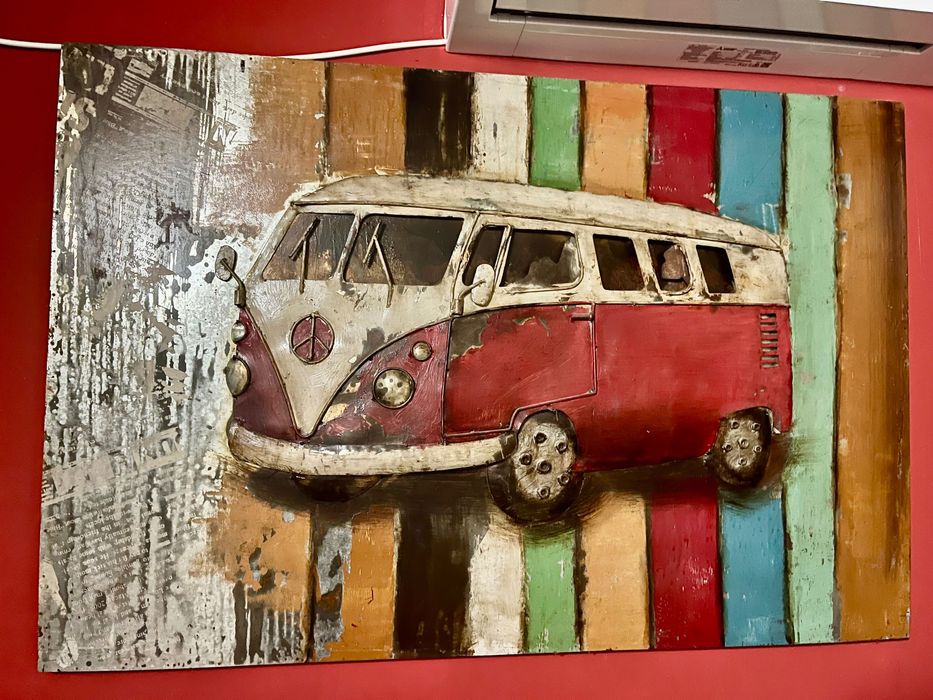 Метална картина за стена