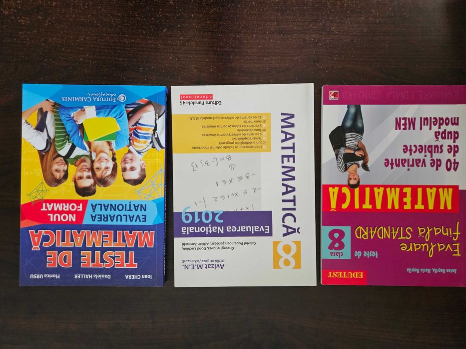 Cărți matematică pentru EVALUAREA NAȚIONALĂ