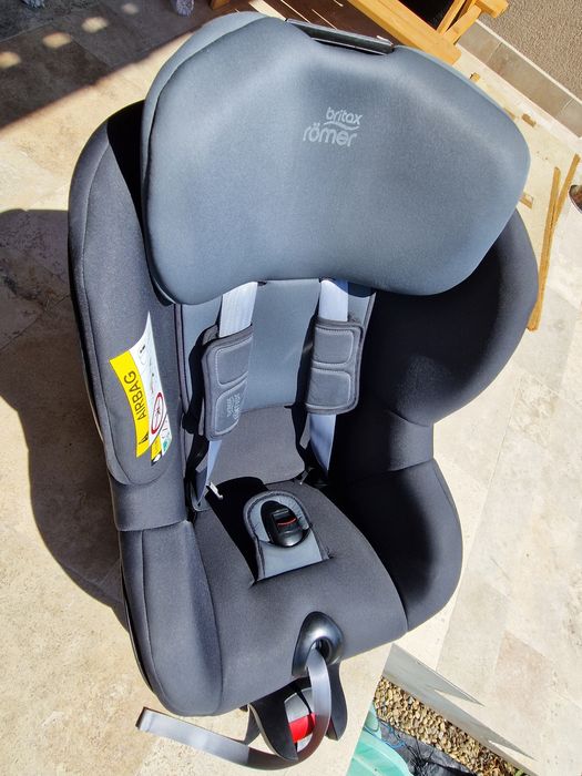 Scaun auto rotativ Dualfix I-Size, 40-105 cm, Gri , Britax Romer Bri