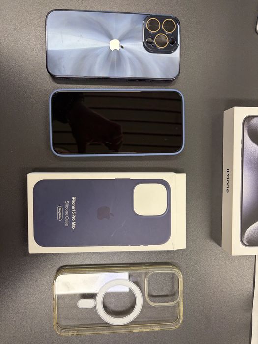 iPhone 15 ProMax 256 GB Blue - liber de retea - garantie - Asigurare