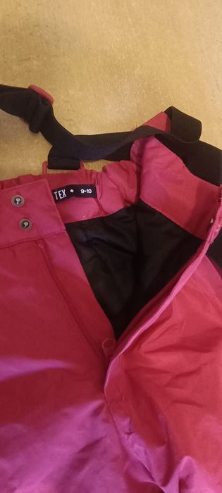 Pantaloni ski roz, pentru fete 9-10 ani