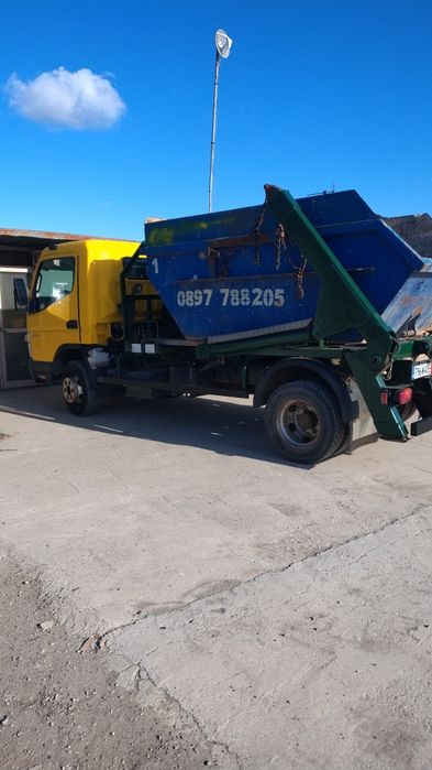 Извозване на отпадъци с контейнери