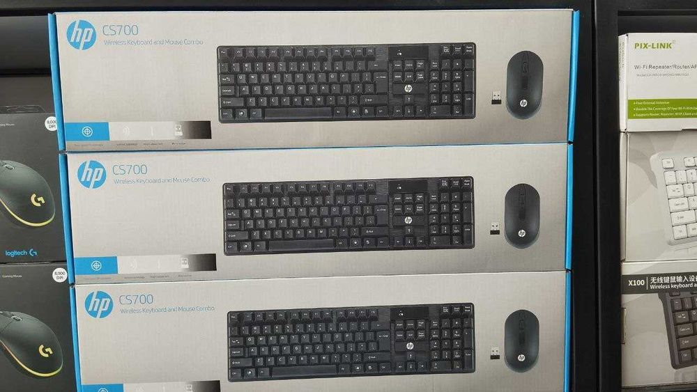 Yangi simsiz klaviatura va sichqoncha / беспроводная клавиатура и мышь