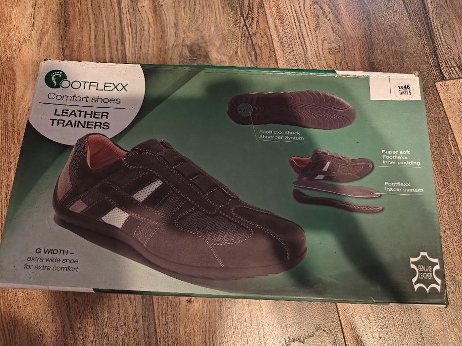 Маратонки Footflex размер 46 естествена кожа нови